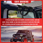 Moveland Upgrade Grab Handle Compatible With Jeep Wrangler Tj Yj Jk Utv, 4 Pack Deluxe Rollbar Grab Handles Easy-To-Fit For 1987