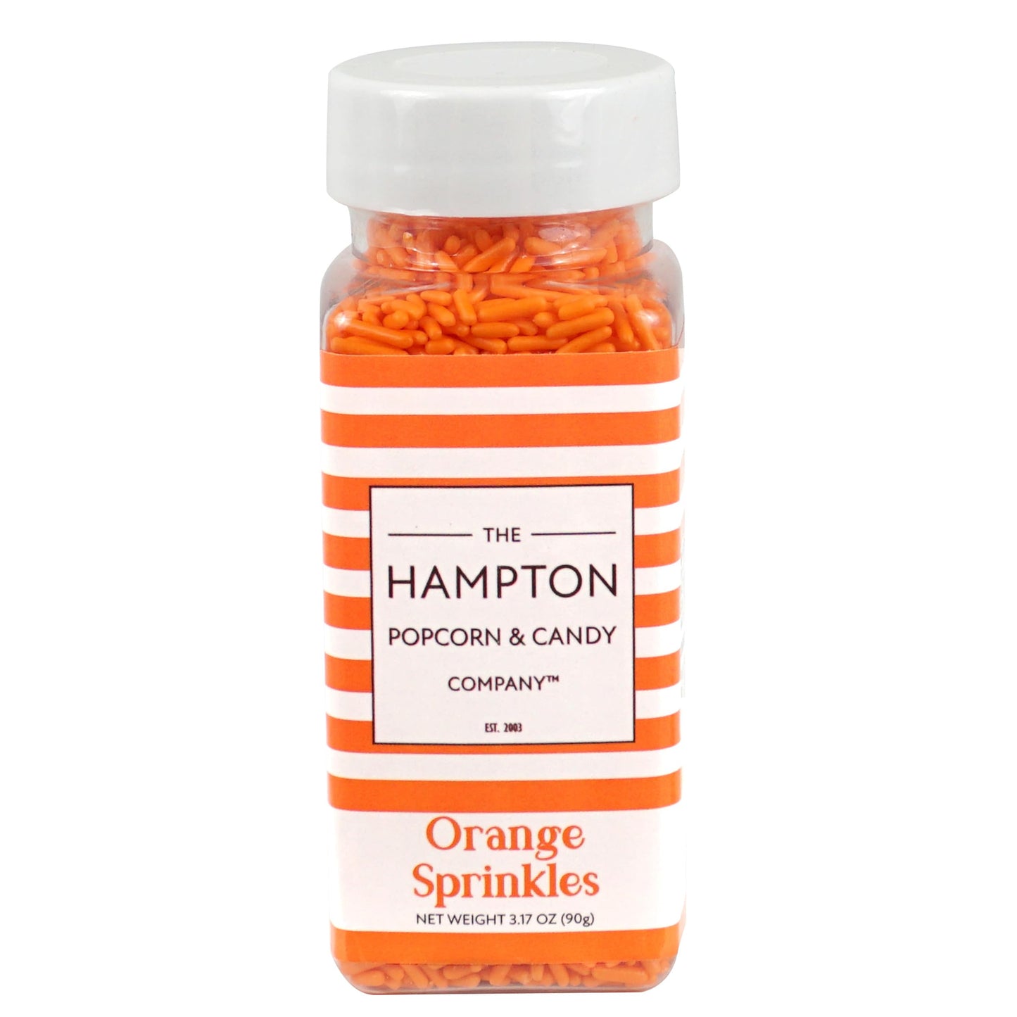 Orange Sprinkles Jimmies 3.17 Oz, Sprinkles For Cake Decorating, Cake Sprinkles, Sprinkles For Baking, Ice Cream & More, The Ham