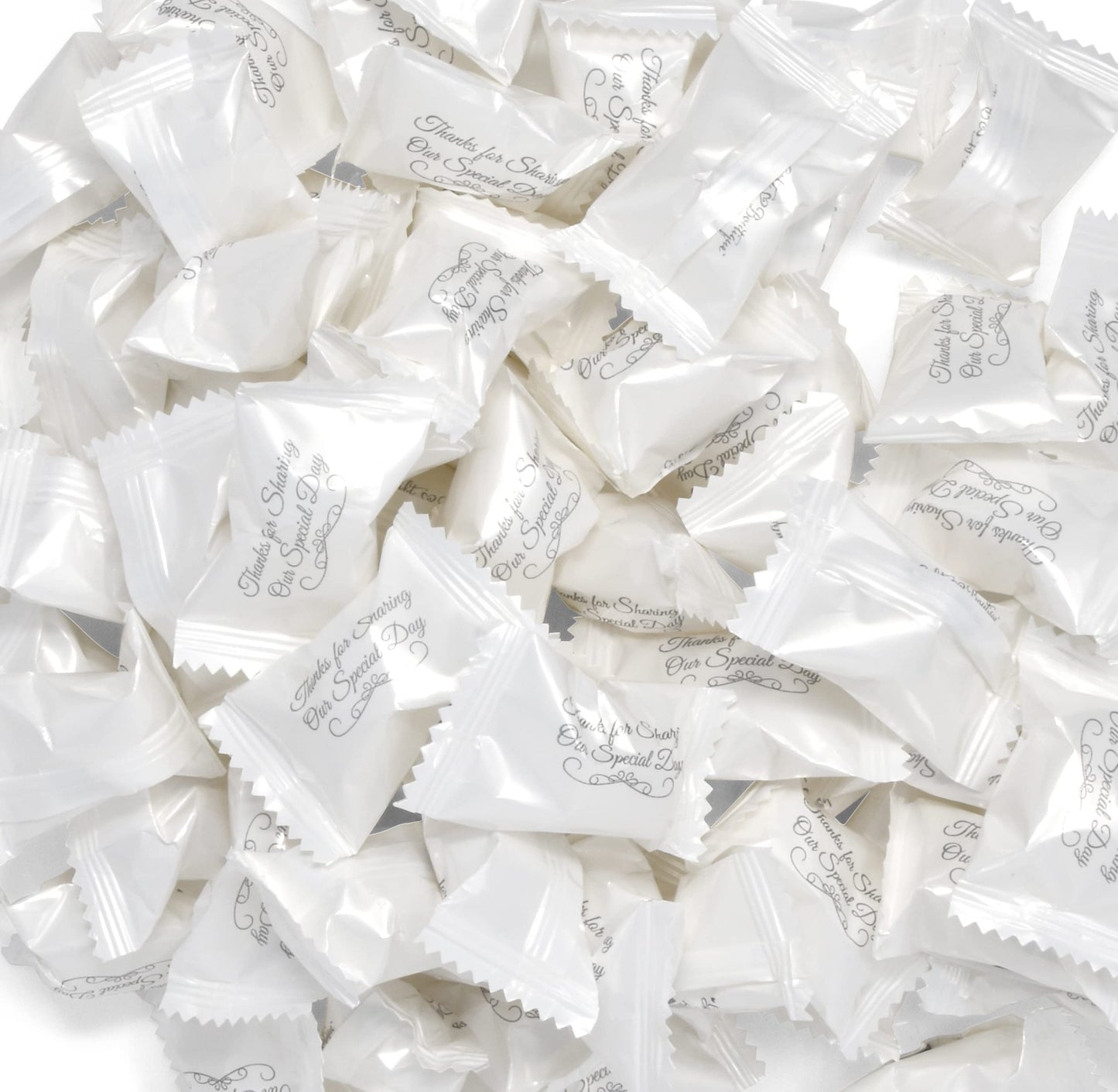 Gift Boutique Wedding Butter Mints Candy Bags 100 Count Mint Candies 13 Oz Thanks For Sharing Our Day Guests Treats Party Favors