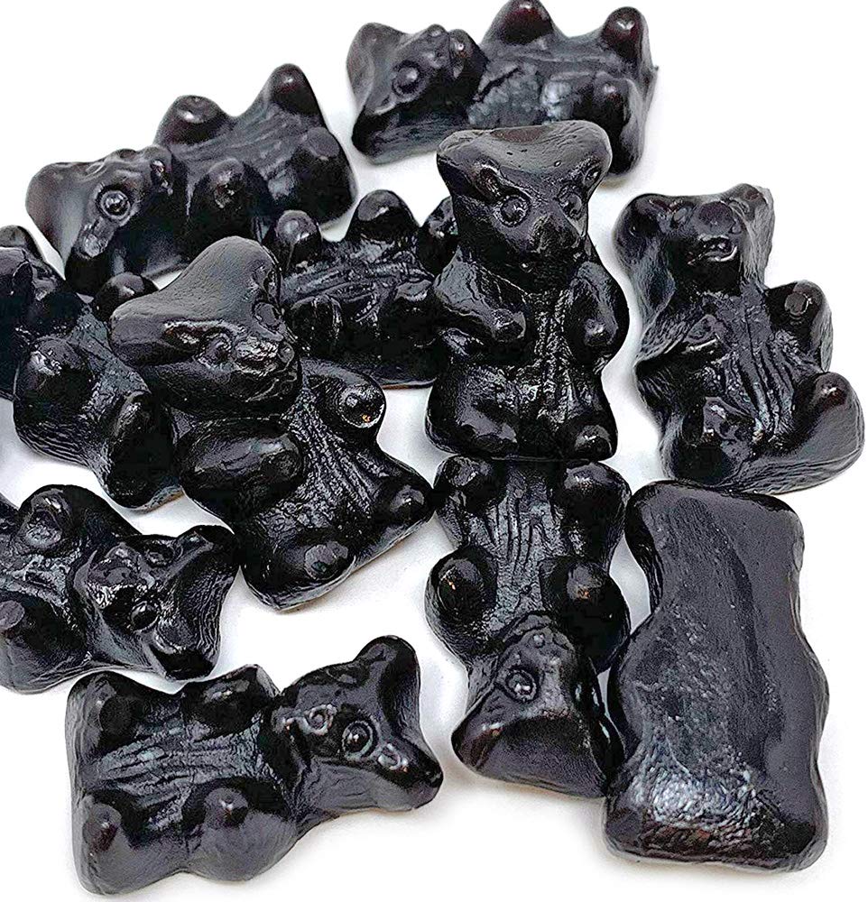 Gustaf'S Premium Sugar Free Black Licorice Bears - 2.2 Lb. Bag