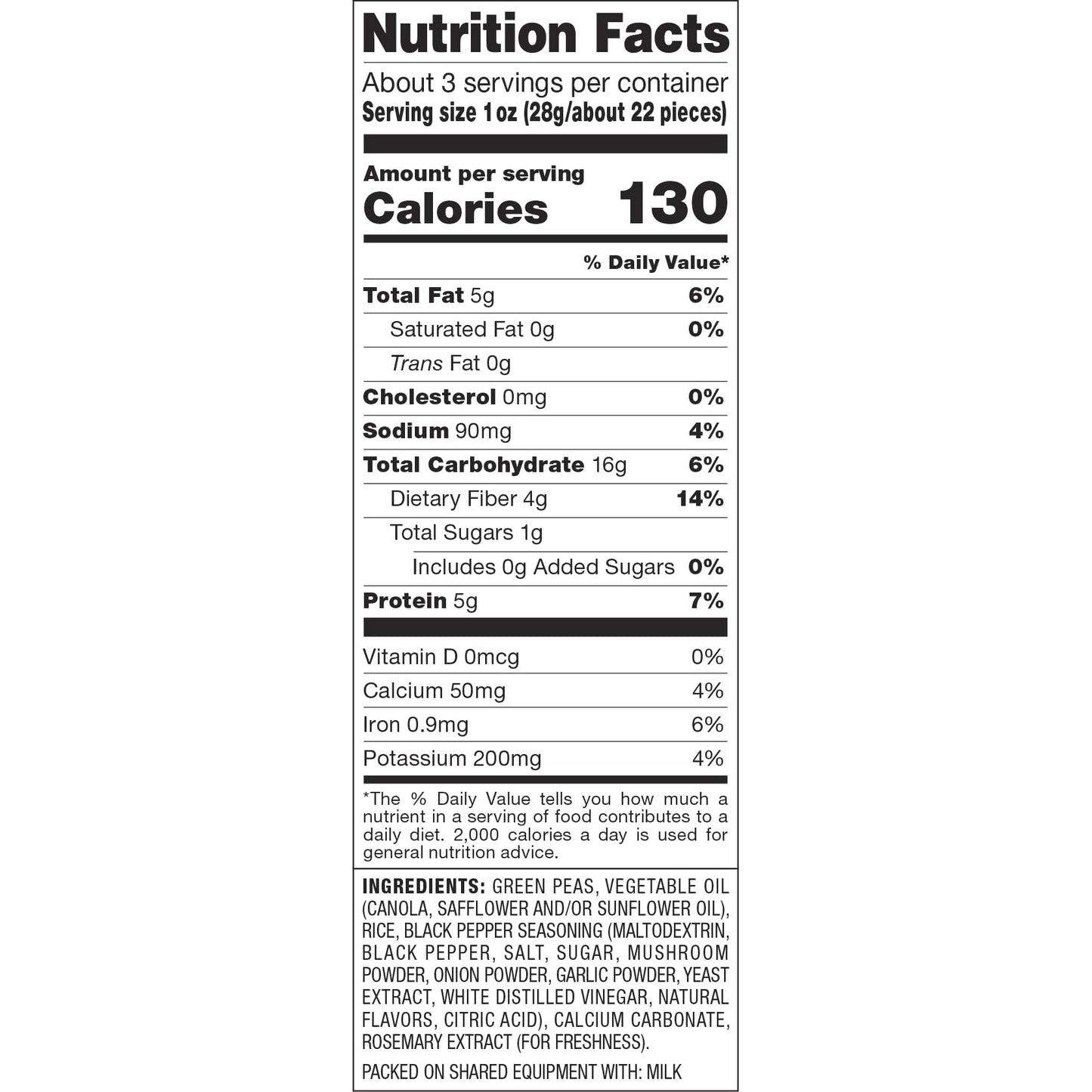 Harvest Snaps Veggie Chips (Black Pepper Snack Crisps) | Powered By Plant Protein, Gluten Free, Non-Gmo Baked Vegetable Crisps |
