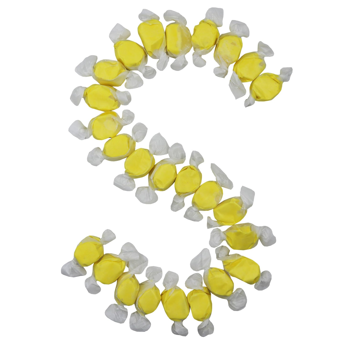 Gourmet Soft And Chewy Salt Water Taffy Candies - Individually Wrapped - Bulk Bags (Banana, 2 Pound (Pack Of 1))