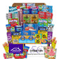 College Care Package For Guys Girls - 56 Count Snack Box Variety Pack - Care Packages For College Students - Dorm Snacks - Colle