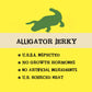 Jerky.Com Exotic Original Alligator Jerky - Wild Game Meat Snacks, Exotic Snacks, High-Protein, All-Natural, No Added Preservati
