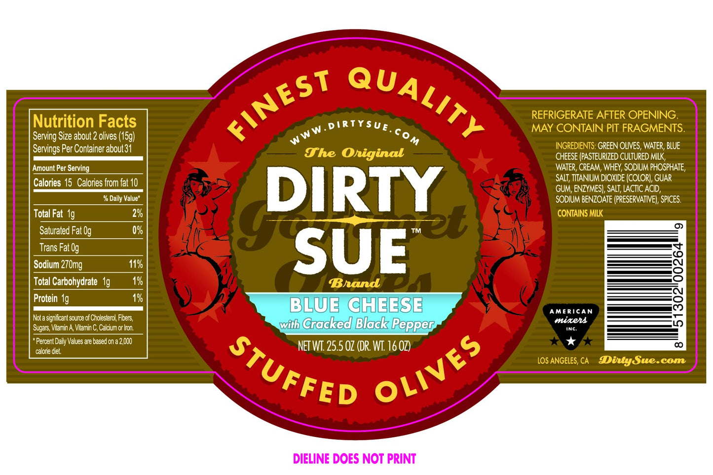 Dirty Sue Olive Juice and Stuffed Olive/Onion Combo Pack, 375 mL & 16 oz, Pack of 2