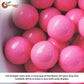 Ny Spice Shop Pink Gumballs - 3 Pound Gumballs For Gumball Machine - Chewing Gum Dubble Bubble Gumballs - Fruit Flavored Gumball