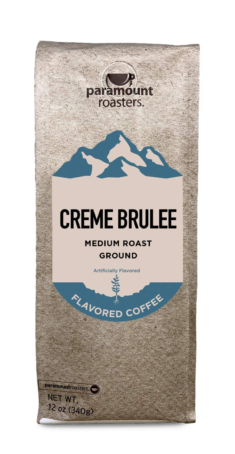 Paramount Roasters, Creme Brulee Flavored Ground Coffee, 12Oz Medium Roast (Paramount Coffee Company)