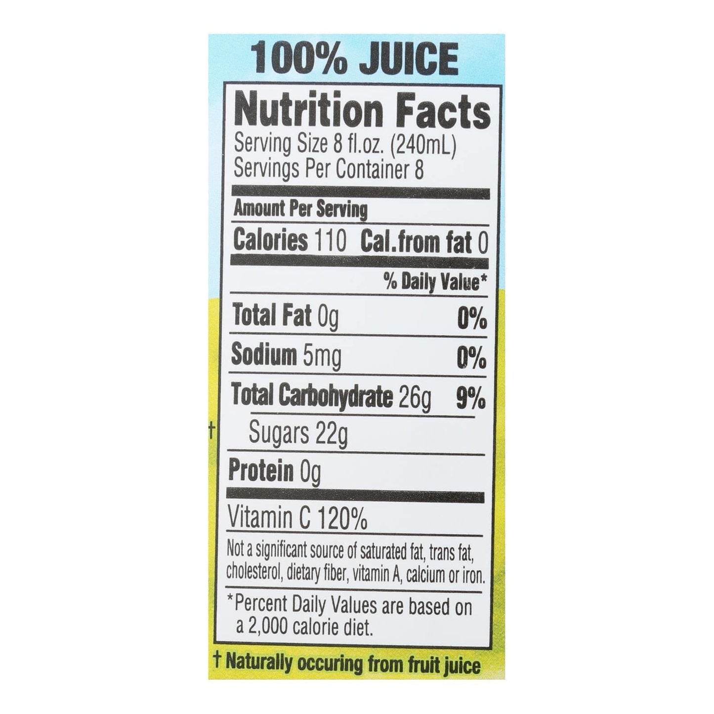 Apple And Eve 100 Present Natural Style Apple Juice, 64 Ounce - 8 Per Case.