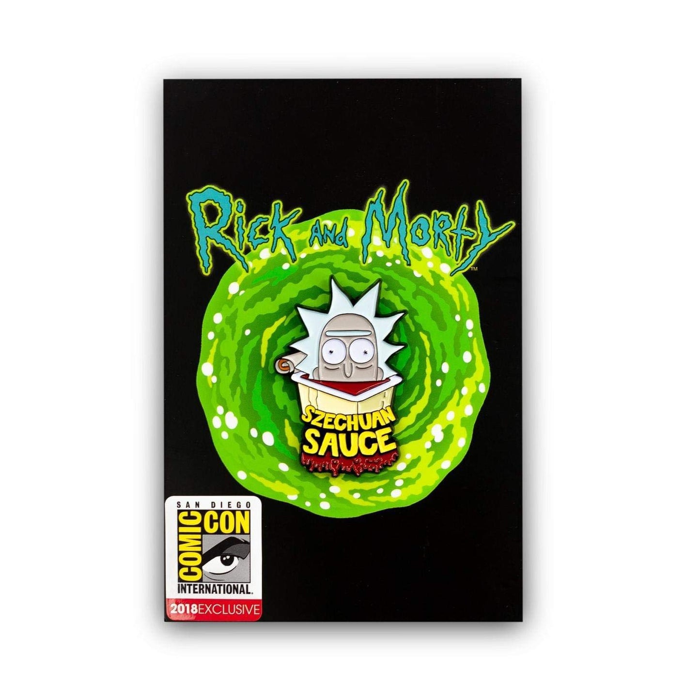 Rick And Morty Szechuan Sauce Pin | Small Metal Enamel Pin | Exclusive Rick & Morty Series Collectible