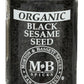 Morton & Bassett Organic Black Sesame Seed | Nutty Seeds for Baking  Cooking & Garnishing | Gluten Free  Salt Free  Non-GMO | 2.3 oz Jar