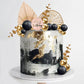 Boho Cake Topper Happy Birthday Cake Decorations With Balls Eucalyptus For Wedding Baby Shower Boys Girls Birthday Themed Party