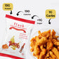 Flock Keto Chicken Skin Chips | Tapatio Flavor | Low Carb, High Protein, Sugar Free, Gluten Free Fried Chicken Skins - Chicken C