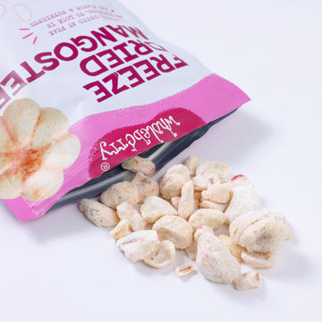 Wholeberry Freeze Dried Mangosteen 2Oz Freeze Dried Fruit Snack Perfect For Smoothies, Baking, Yogurt & Tea - 100% Natural Ripe