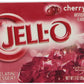 Jell-O Cherry Gelatin Mix, 3 oz Boxes, Pack of 24, Classic Flavor
