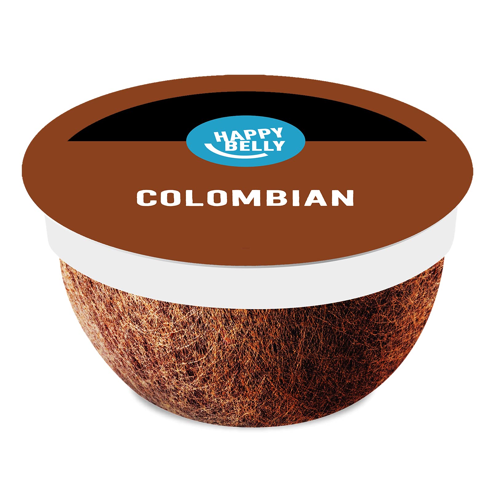 Happy Belly Colombian Coffee Pods, Medium Roast, Compatible with K-Cup Brewer, 96 Count