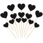 Gyufise 30Pcs Heart Cupcake Toppers Glitter Mixed Size Sweet Love Theme Heart Cake Decorations Wedding Engagement Bridal Shower 