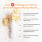 Superseed Organic Hemp Hearts with Vitamin D + PROBIOTICS, Omega-3s Prebiotic Fiber Protein, Seeds for 6M+ Babies Toddlers & Kid
