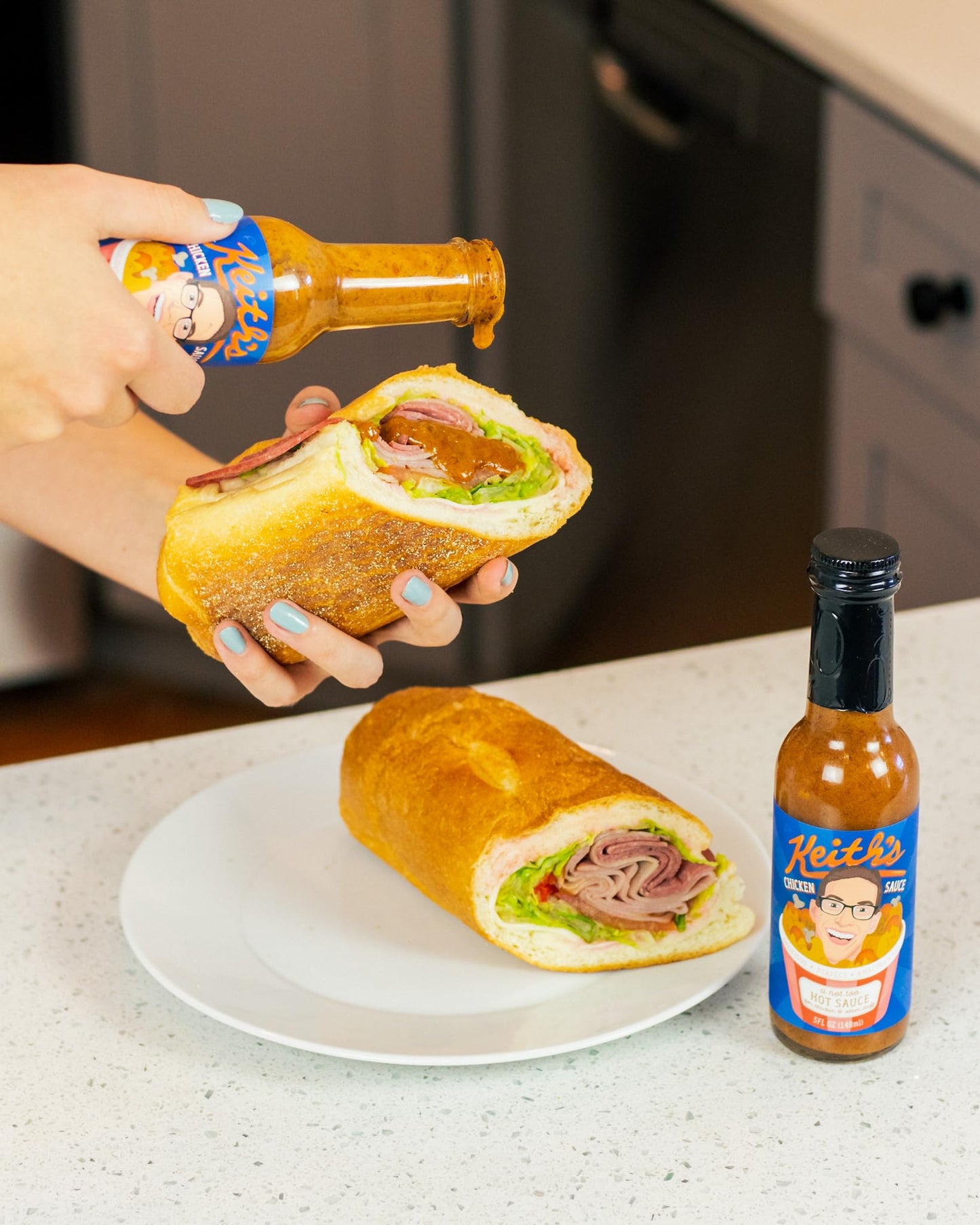 Keiths Hot Sauce Trio by Heatonist: Chicken, Burger & Taco, Made with Natural Ingredients, Combination of Spice & Tangy Mild Fl