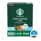 Starbucks K-Cup Coffee Pods, Medium Roast Iced Coffee Blend, 60 Pods Total, 100% Arabica, Compatible with Keurig Brewers