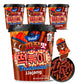 DELIEF Tteokbokki Cup Jjajang Flavor 4.23oz(120g) Korean Street Food Korea Instant Rice Cake Snack, 4 Packs