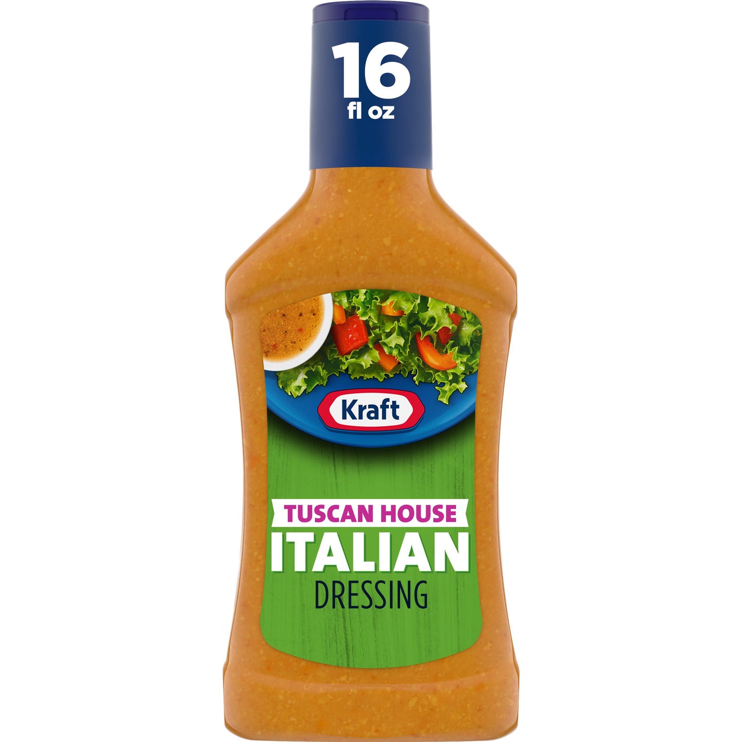 Kraft Salad Dressing Tuscan House Italian, 16 Fl Oz Bottle, Pack of 1
