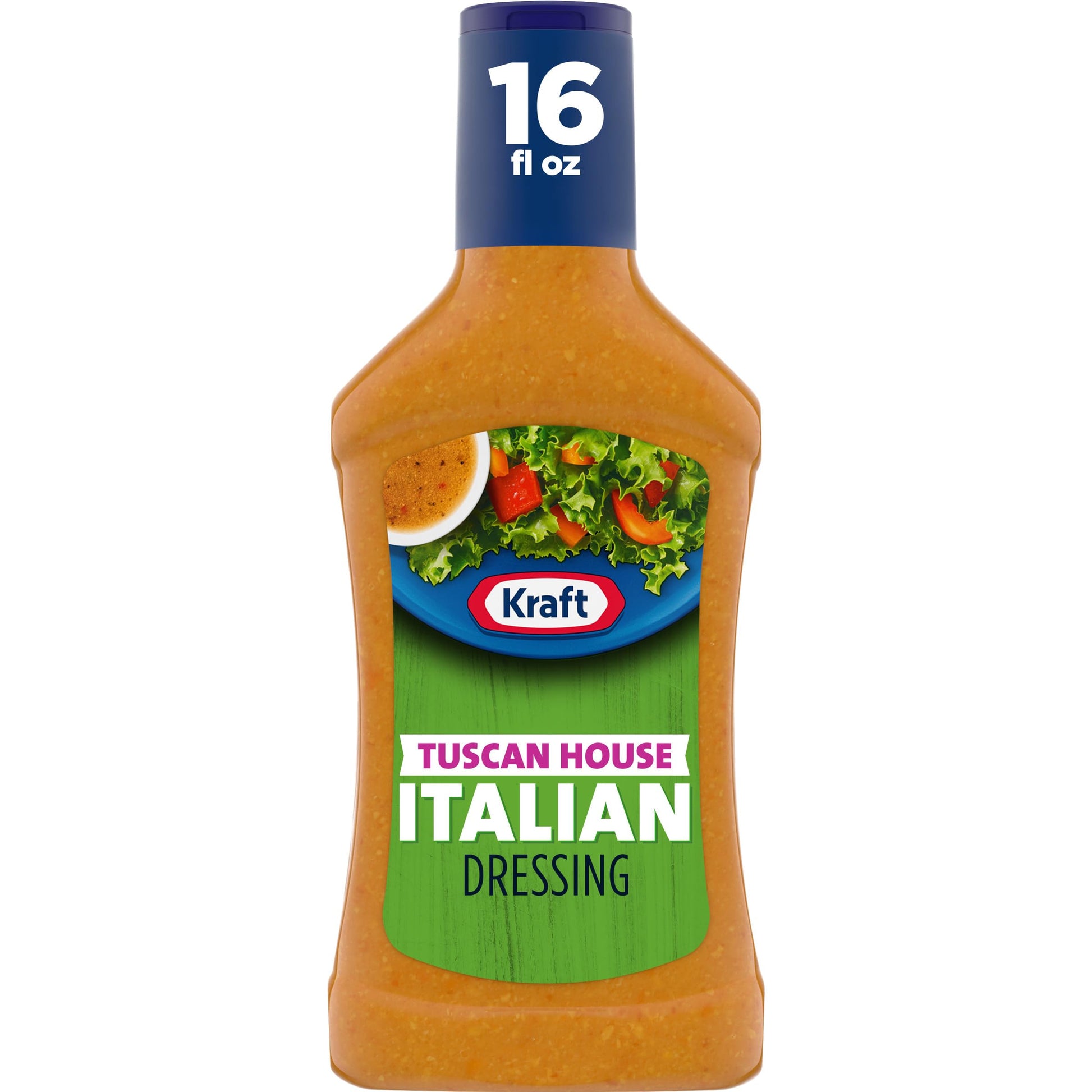 Kraft Salad Dressing Tuscan House Italian, 16 Fl Oz Bottle, Pack of 1