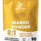 Jungle Powders Freeze Dried Mango Powder 7 Ounce Bag, Fruity Mango Extract For Baking No Sugar Added Dry Mango Powder Juice Addi