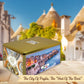 Pasticceria Matilde Vicenzi Puglia Cookie Gift Tin - Assorted Variety Of Bite Size Cream Filled Pastries & Gourmet Italian Short