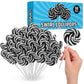 Black and White Swirl Lollipops 50pcs Pack of Suckers Individually Wrapped  Ideal Candy Lollipops for Kids Parties  Gift Bags and Celebration Decorations  Tasty Lollipop Candy that Everyone Will Love