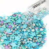 Sea World Sprinkles For Cake Decorating,Edible Mix Fish Sea Horse Starfish Shell Dragee For Kids Birthday Party, Blue Color Suga