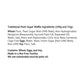Authentic Imported Pearl Sugar Belgian Waffles (Traditional, [4X] 100G Waffles)