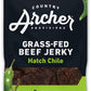 Country Archer Hatch Chile Beef Jerky, 100% Grass-Fed, Gluten Free, 2.5 Ounce (4 Pack)