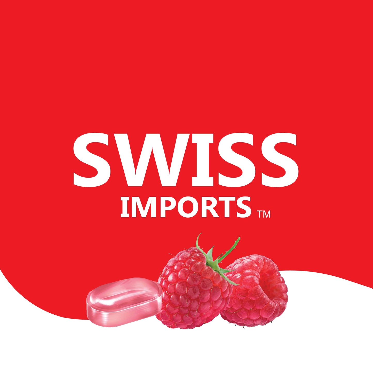 Swiss Imports Sugar Free Bonbons Hard Candy Drops, Raspberry, 1.4 Oz/ 40G Box, 9 Pack