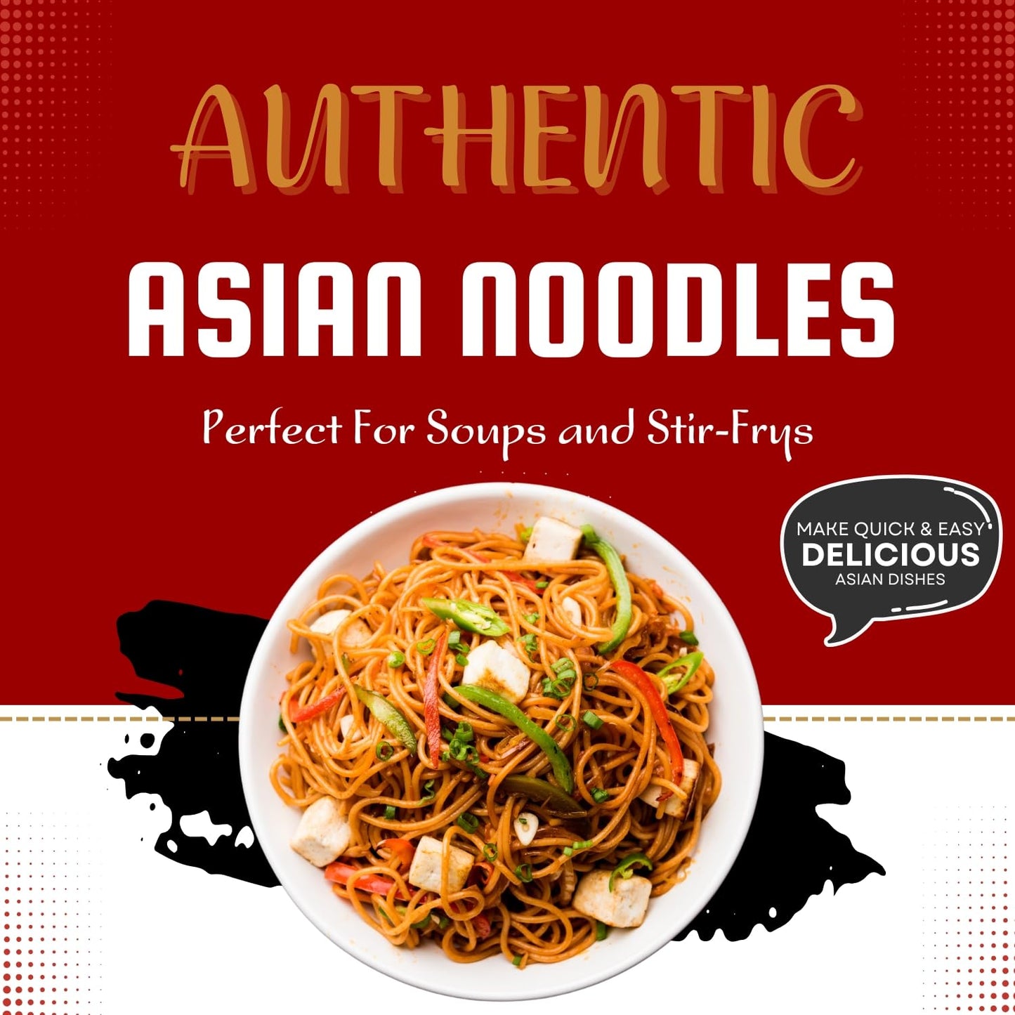 Kame Stir Fry Hokkien Noodles - Case Of 6 - 142 Oz(D0102H5W142)
