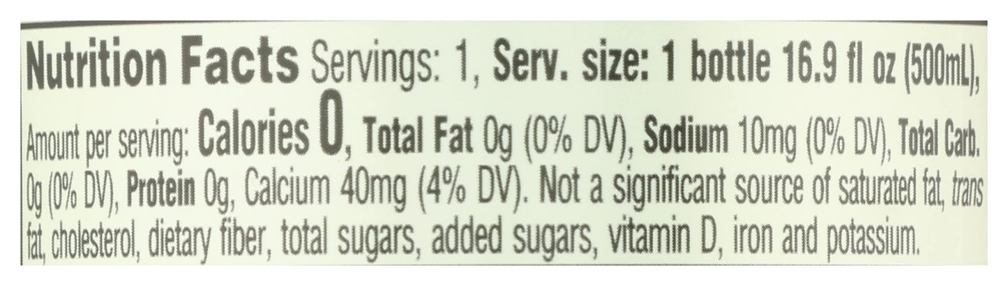 Whole Foods Market Organic Italian Lime Sparkling Mineral Water, 6 Pack, 16.9 Fl Oz - Refreshing & Natural Sparkling Drink