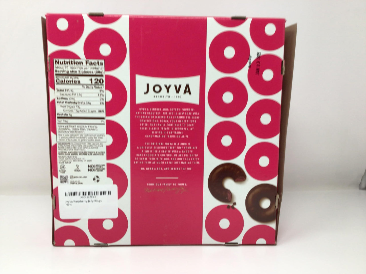 Joyva Raspberry Jell Rings (NOT ORIGINAL FROM JOYVA)