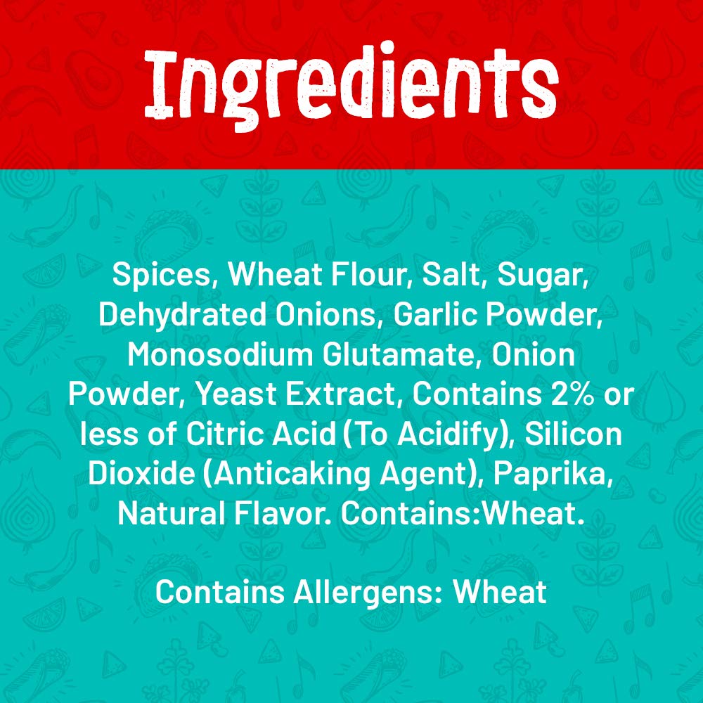 CHI-CHIS Taco Seasoning Mix, 1.25-Ounce (Pack of 24), Model 40095