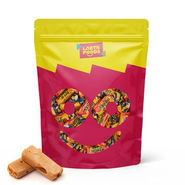 Bit O Honey Candy Bulk | 2 Pound Bag | About 135 Count | Old Fashioned Individually Wrapped Bit O Honey Chewy Candies | Classic