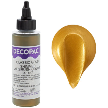 Classic Gold Shimmer Premium Airbrush Color - 4 fl oz