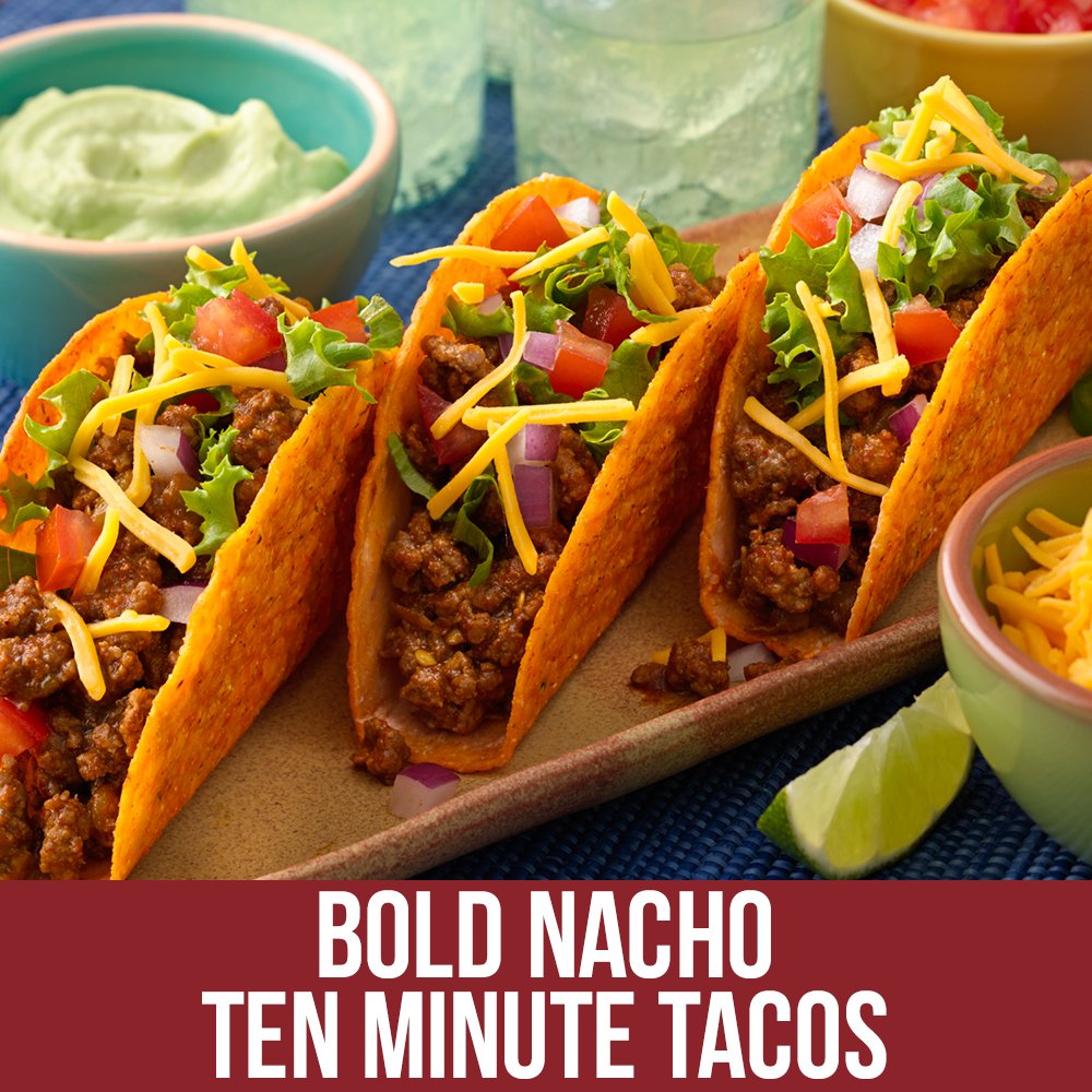 Old El Paso Stand 'N Stuff Bold Ranch Flavored Taco Shells, 10-Count (Pack Of 6)