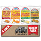 Old Vienna of St. Louis Ridged Potato Chips 9oz Bags Spicy Variety (4 Pack) Snack Box by TranadaCo
