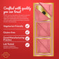 Ignite Chocolate Bars - Enhanced Strawberry Flavor Chocolate Squares For Couples - 60% Cocoa, Vegetarian - Crafted With Selected Ingredients For A Delightful Experience - Ideal For Men & Women