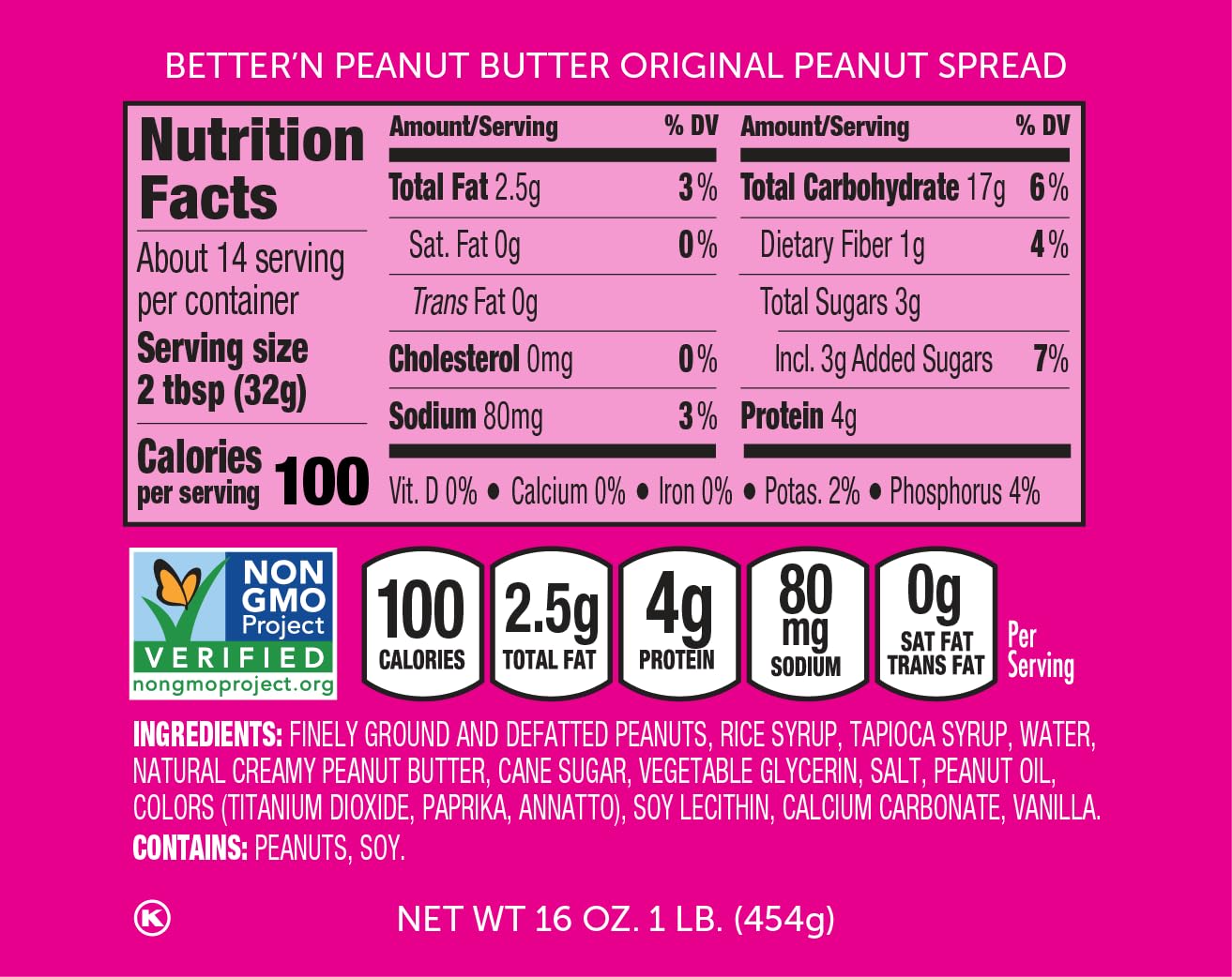 Better’n Peanut Butter Low Fat Peanut Butter Spread Variety Pack, Original, Banana, Chocolate, 16 oz. Glass Jars, Gluten Free, Dairy Free