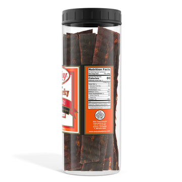 Enjoy Teriyaki Beef Jerky 20 Oz Jar (Pack Of 1) | 32 Count | Traditional Style | Usa Made | High Protein | Low Fat | Zero Trans