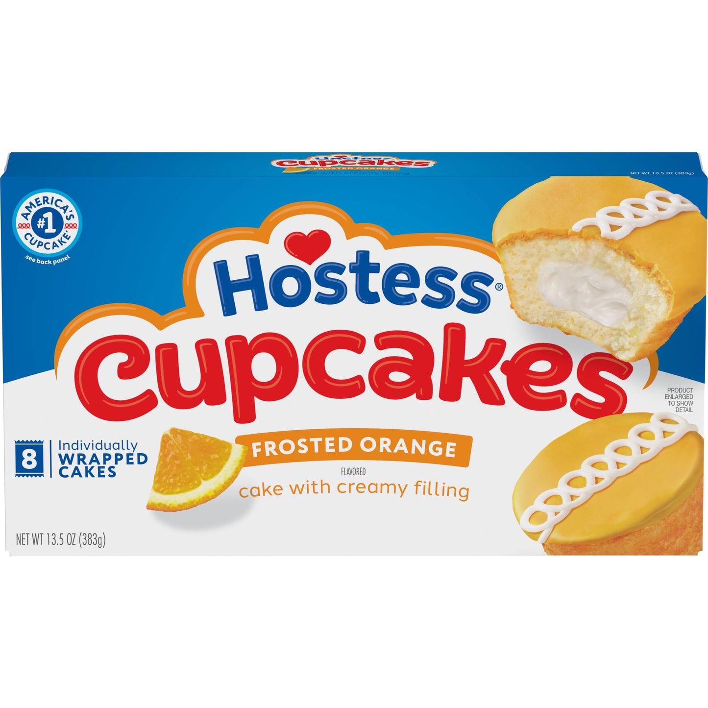 Hostess Orange Cupcakes, 8 Count