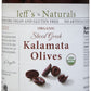 Jeffs Naturals Organic Sliced Greek Kalamata Olives - 7 oz