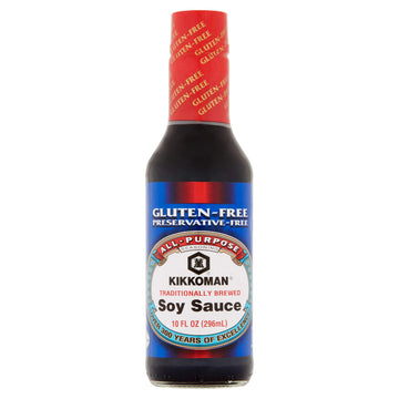 Kikkoman Soy Sauce, Gluten Free, 10 Fl Oz (Pack of 3)