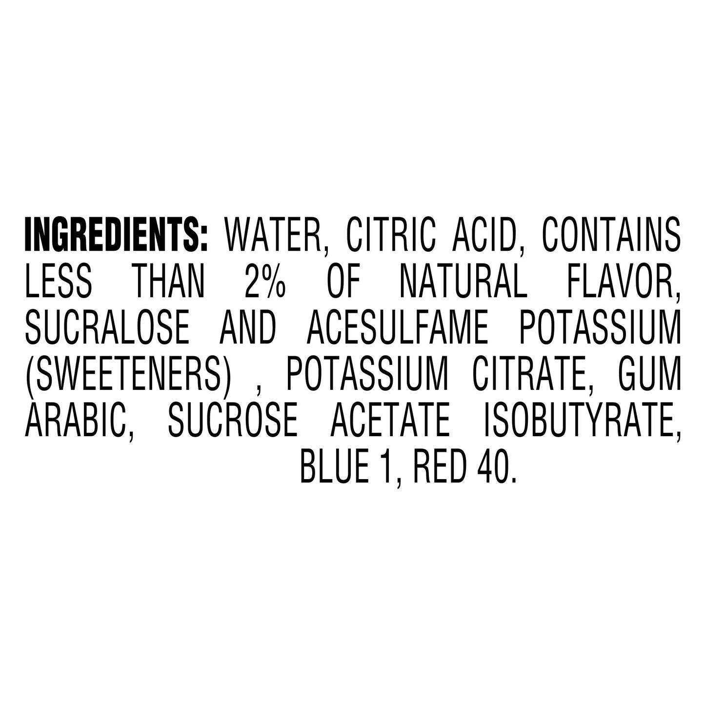 Crystal Light Liquid Blueberry Raspberry Naturally Flavored Drink Mix, 1.62 fl oz Bottle