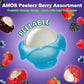 AMOS Peelerz Berry Assortment Gummy Candy 240g | Peelable Fruit-Shaped Gummies Made with Real Fruit Juice | Fun Peeling Snack fo