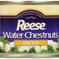 Reese Diced Water Chestnuts - 8 Ounces